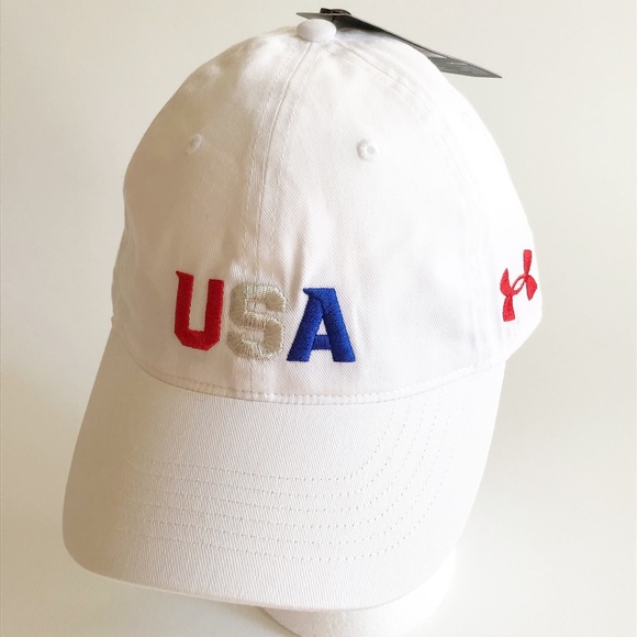 NWT Under Armour USA Americana Patriotic Hat - Picture 1 of 11